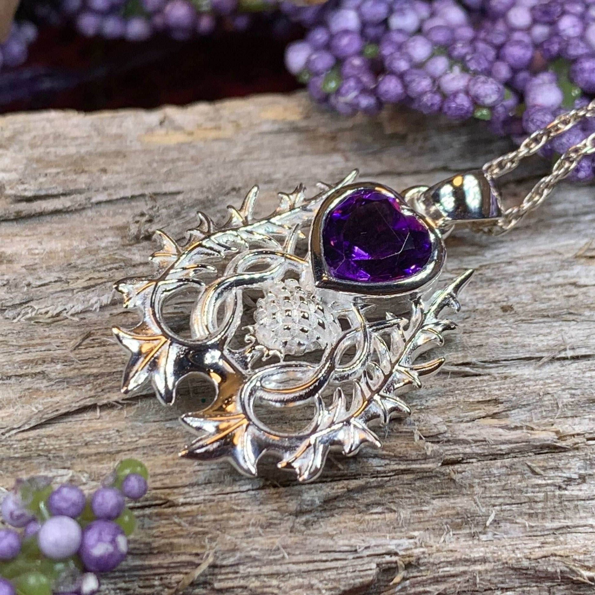 Cairn Atholl Thistle Necklace - 18