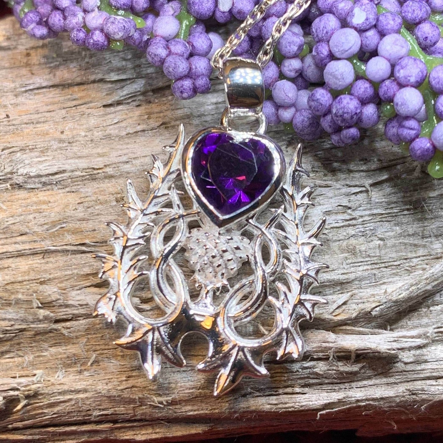 Cairn Atholl Thistle Necklace - 18
