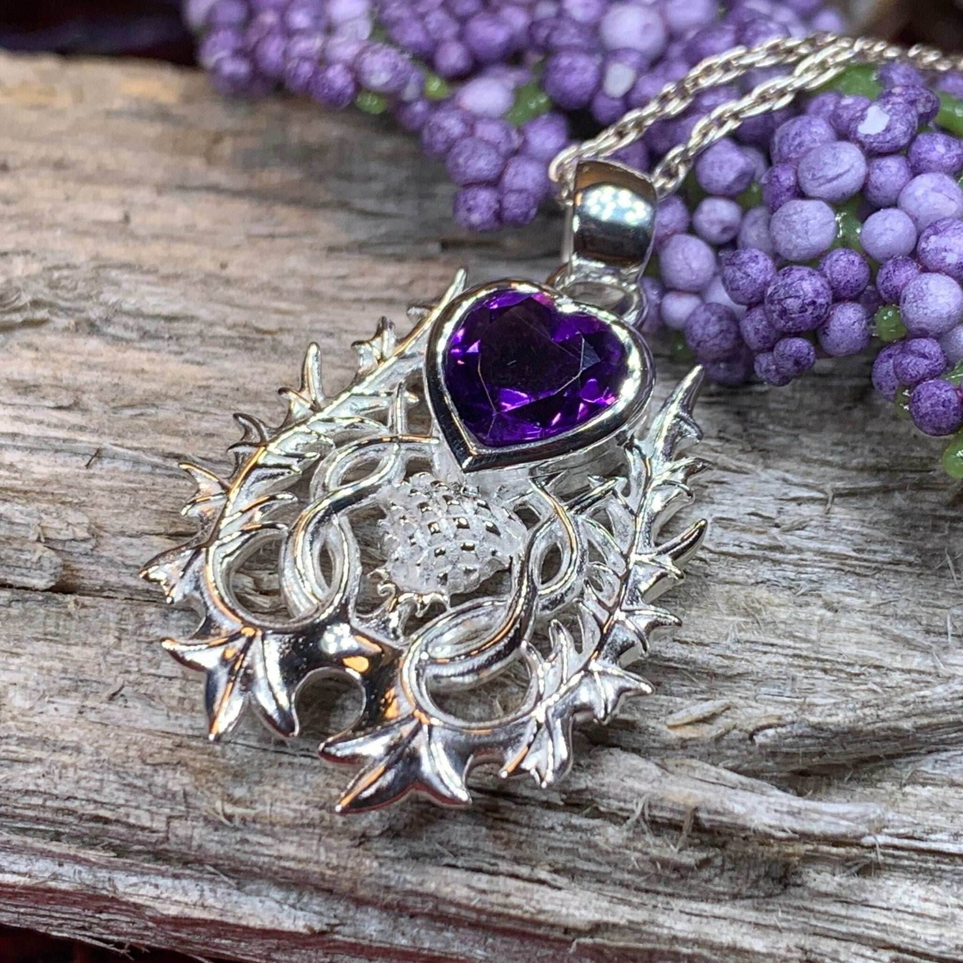 Cairn Atholl Thistle Necklace - 18