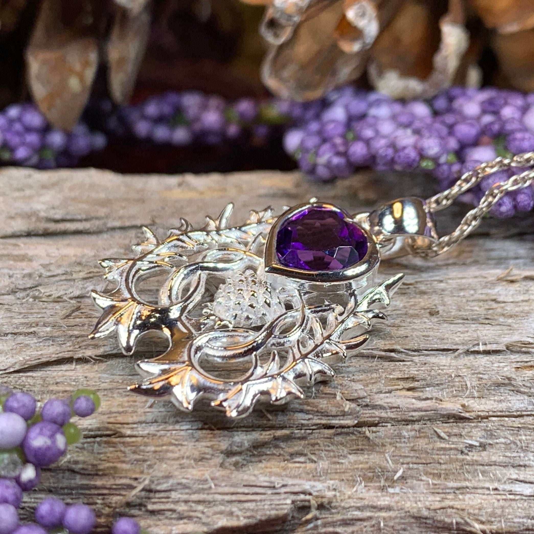 Cairn Atholl Thistle Necklace - 18