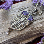 Cairn Tassel Mackintosh Amethyst Necklace