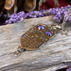 Cairn Tassel Mackintosh Amethyst Necklace