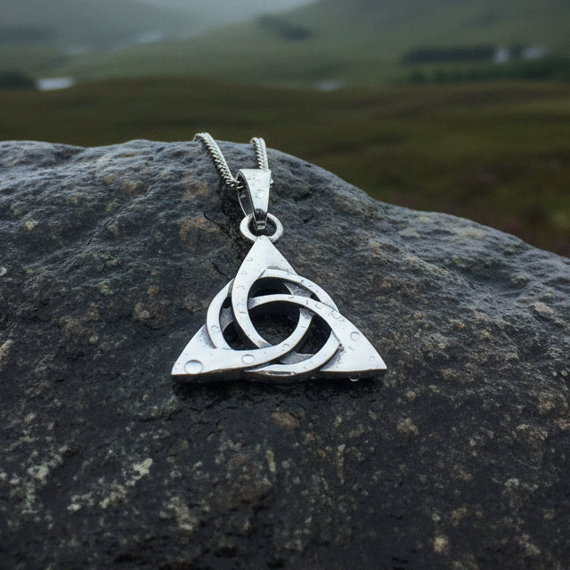 Elaine Trinity Knot Necklace