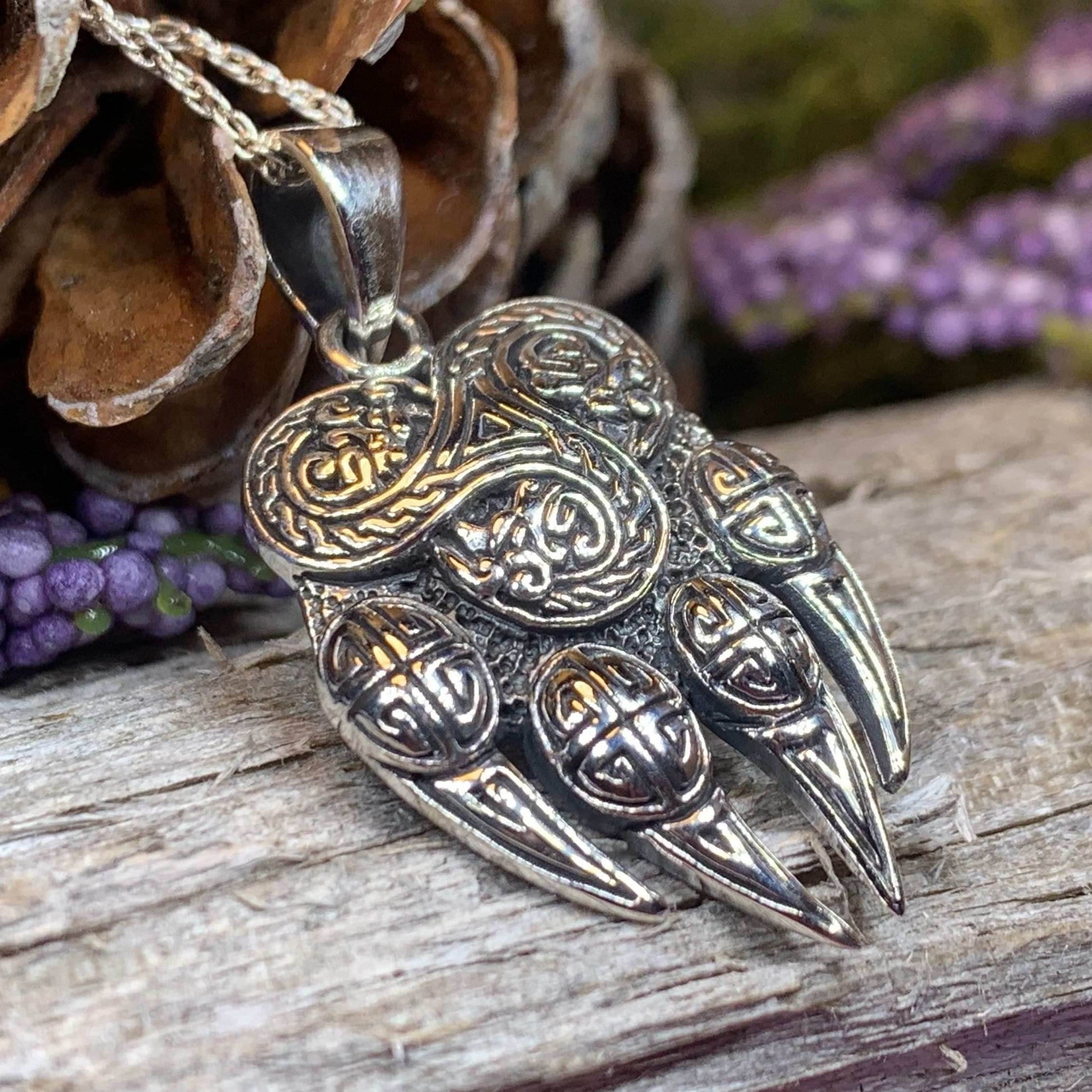 Mathan Celtic Bear Claw Necklace - 