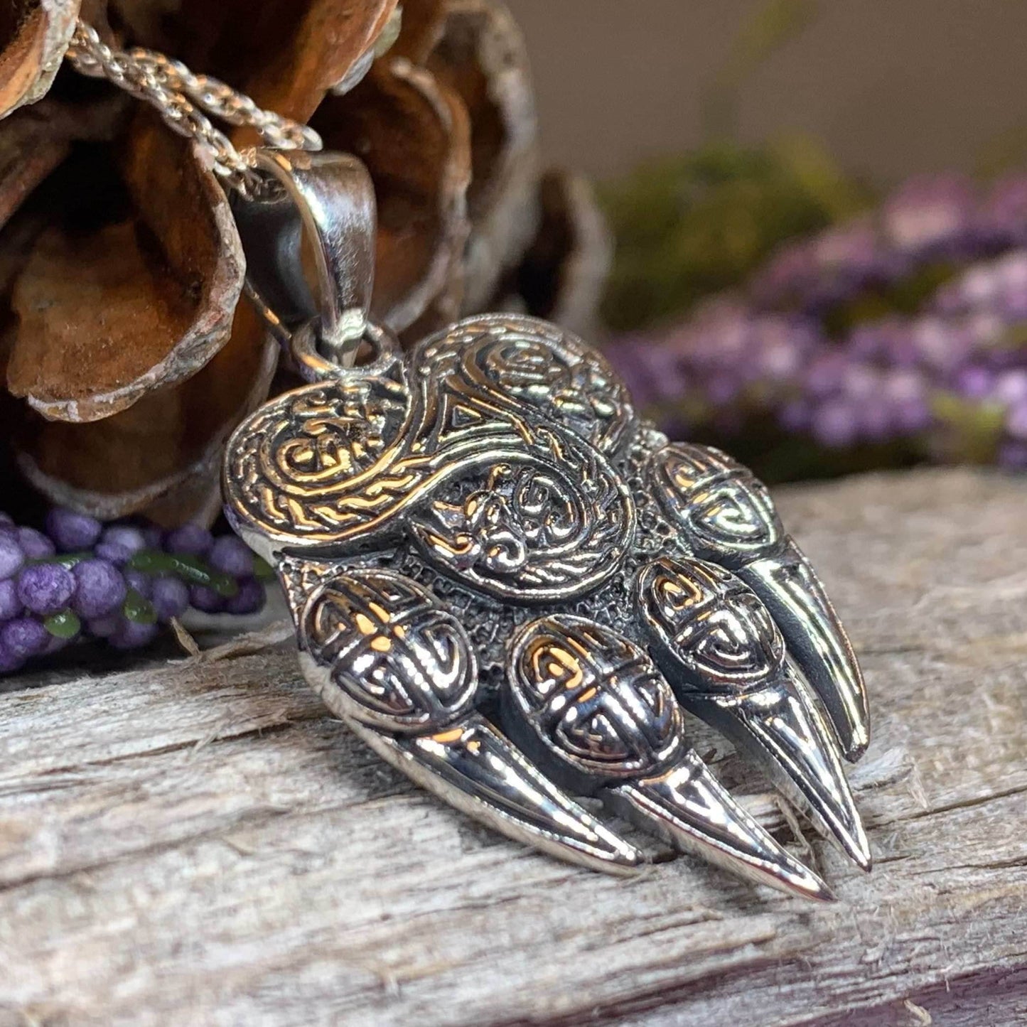 Mathan Celtic Bear Claw Necklace - 
