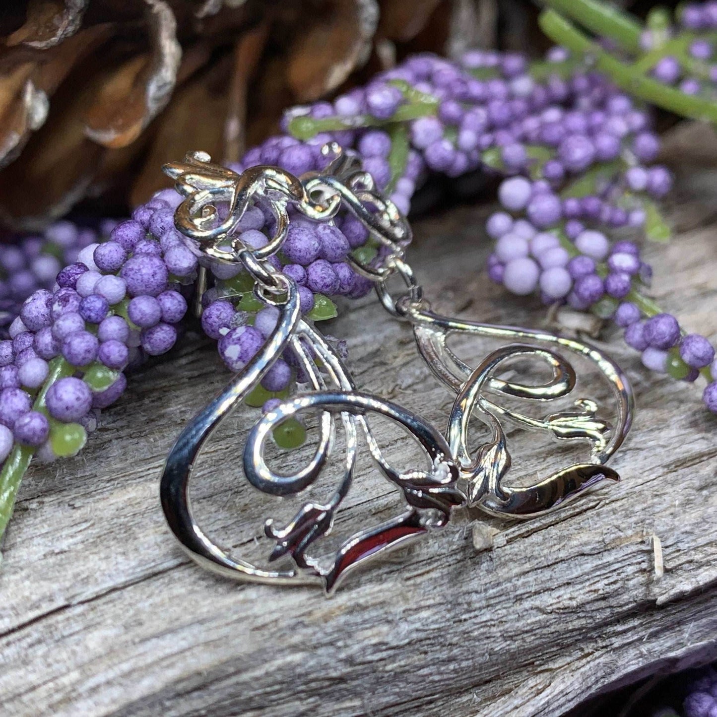 Bluebell Art Deco Earrings - 