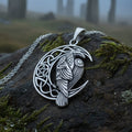 Nightwatcher Celtic Raven Necklace