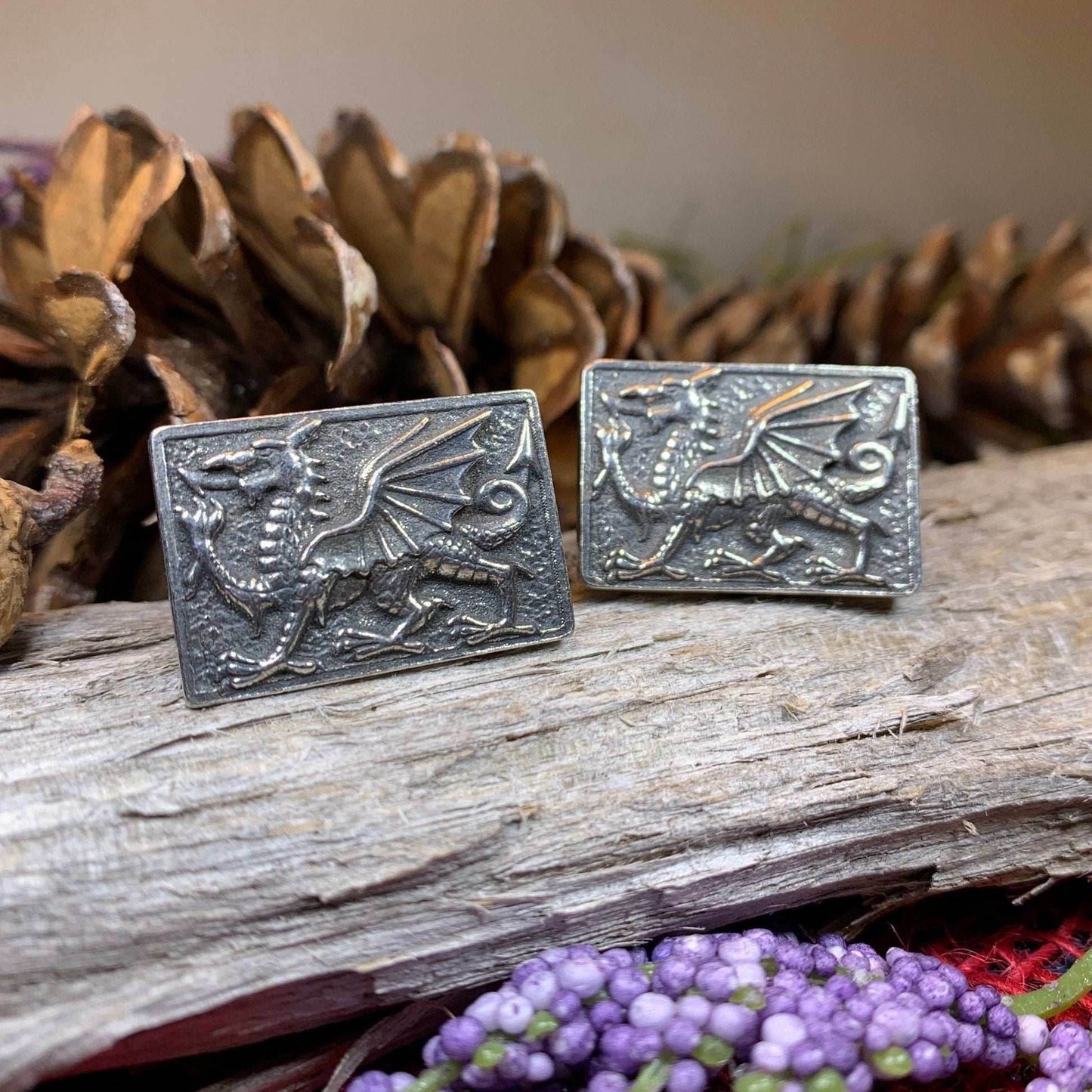 Aeron Welsh Dragon Cuff Links - 