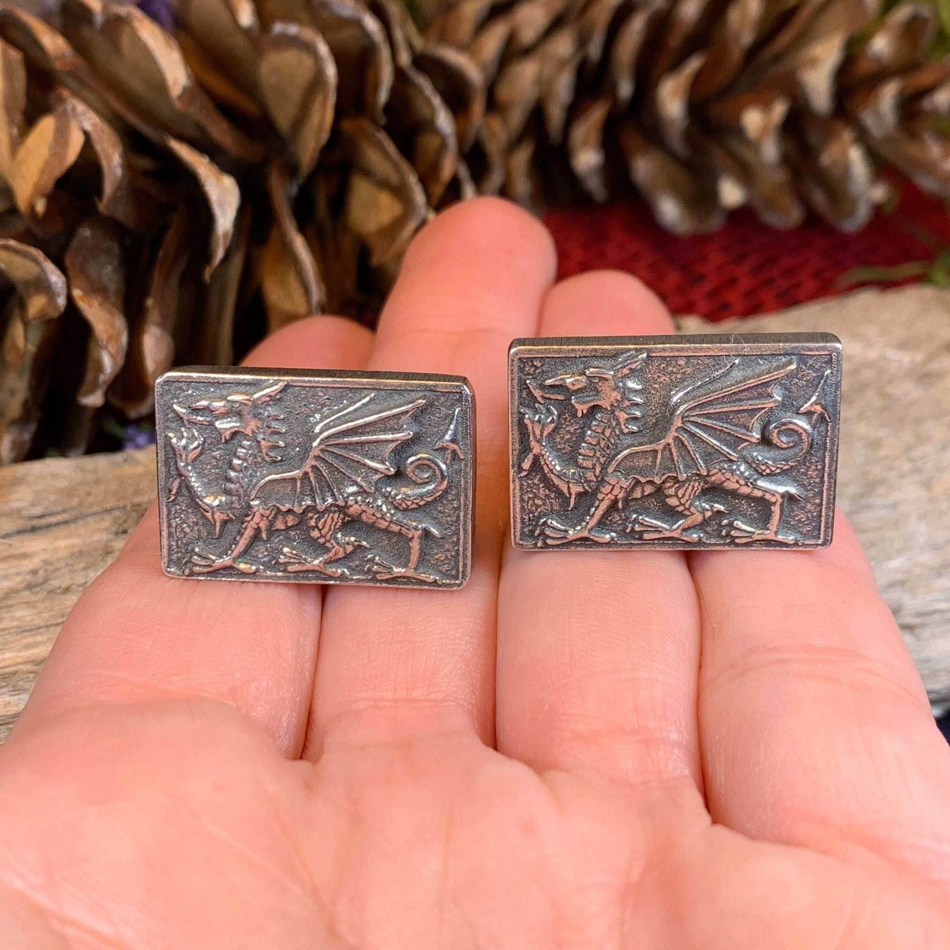 Aeron Welsh Dragon Cuff Links - 