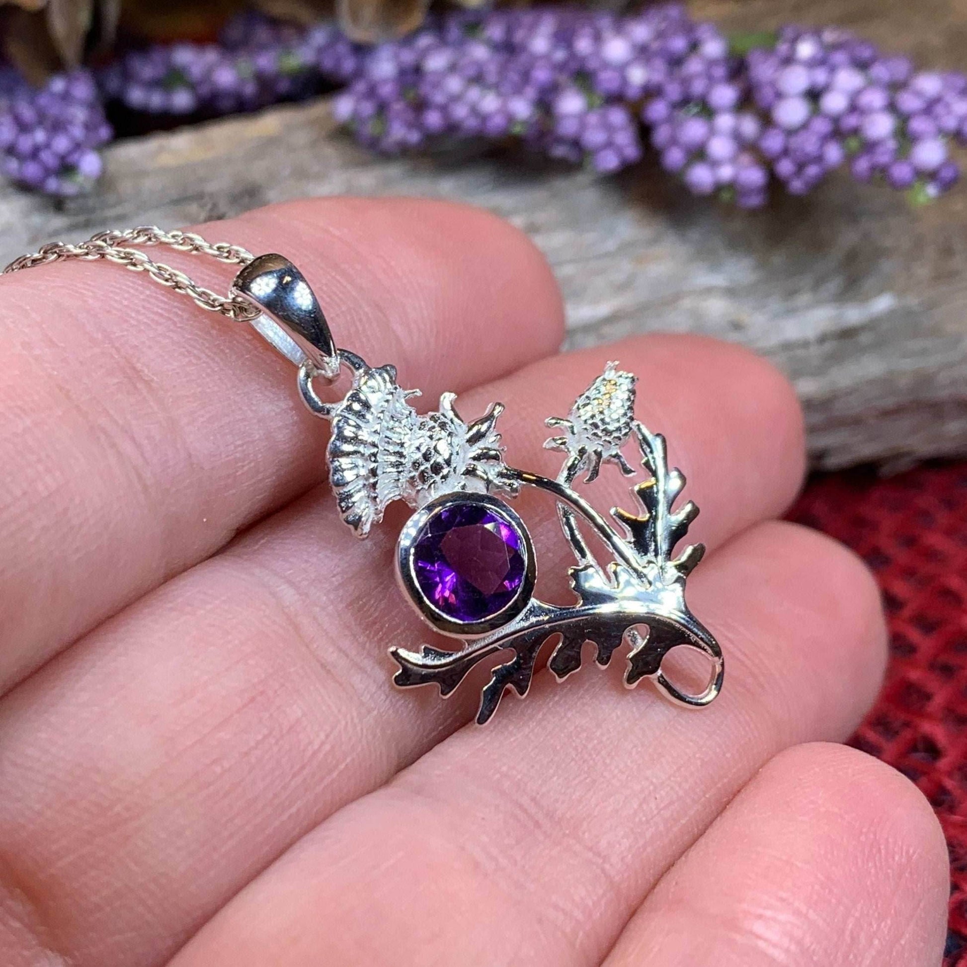 Cairn Ross Thistle Necklace - 18