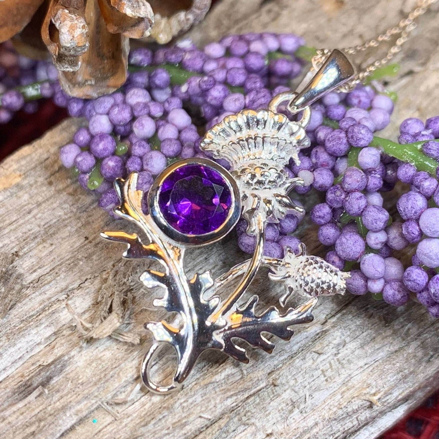 Cairn Ross Thistle Necklace - 18