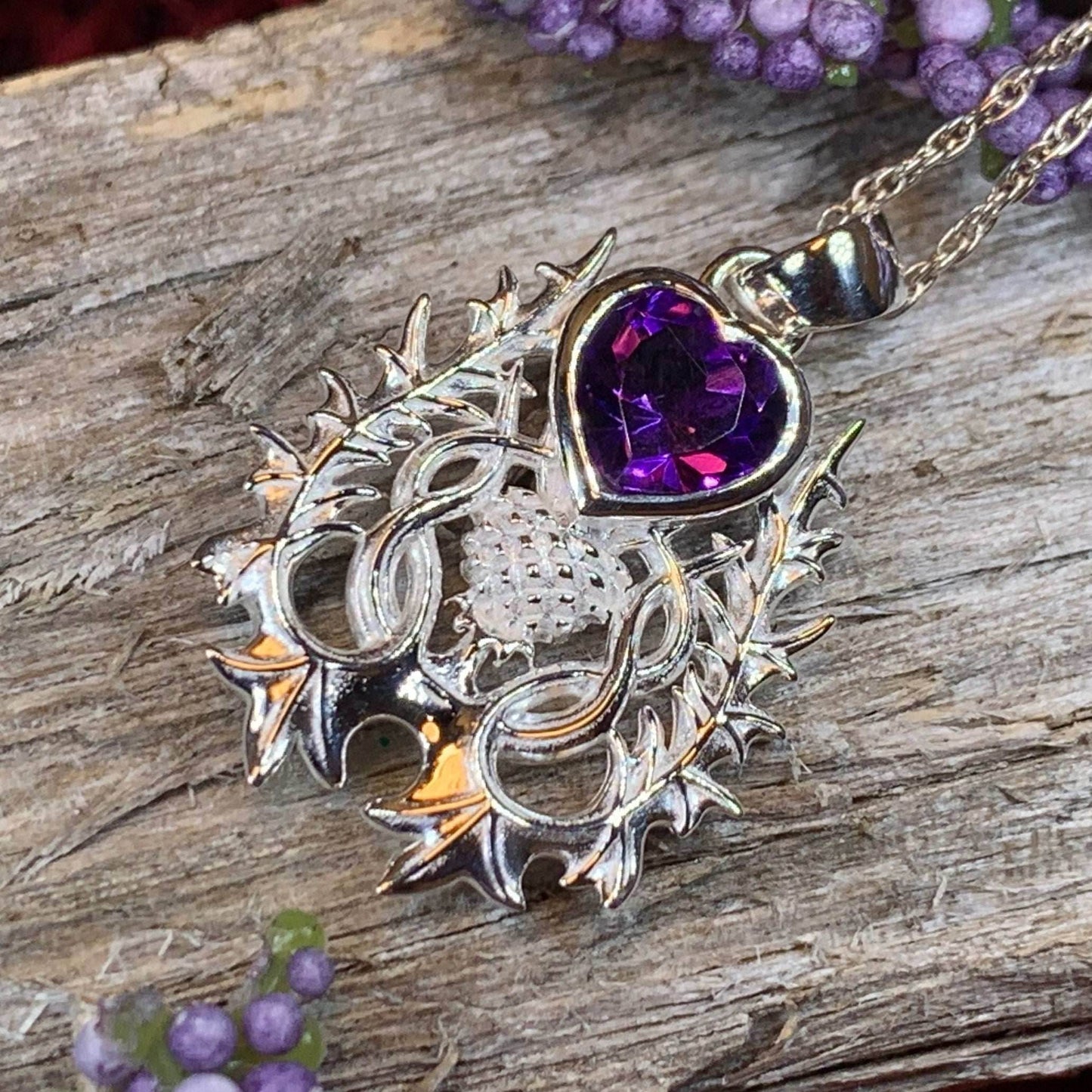 Cairn Atholl Thistle Necklace - 18