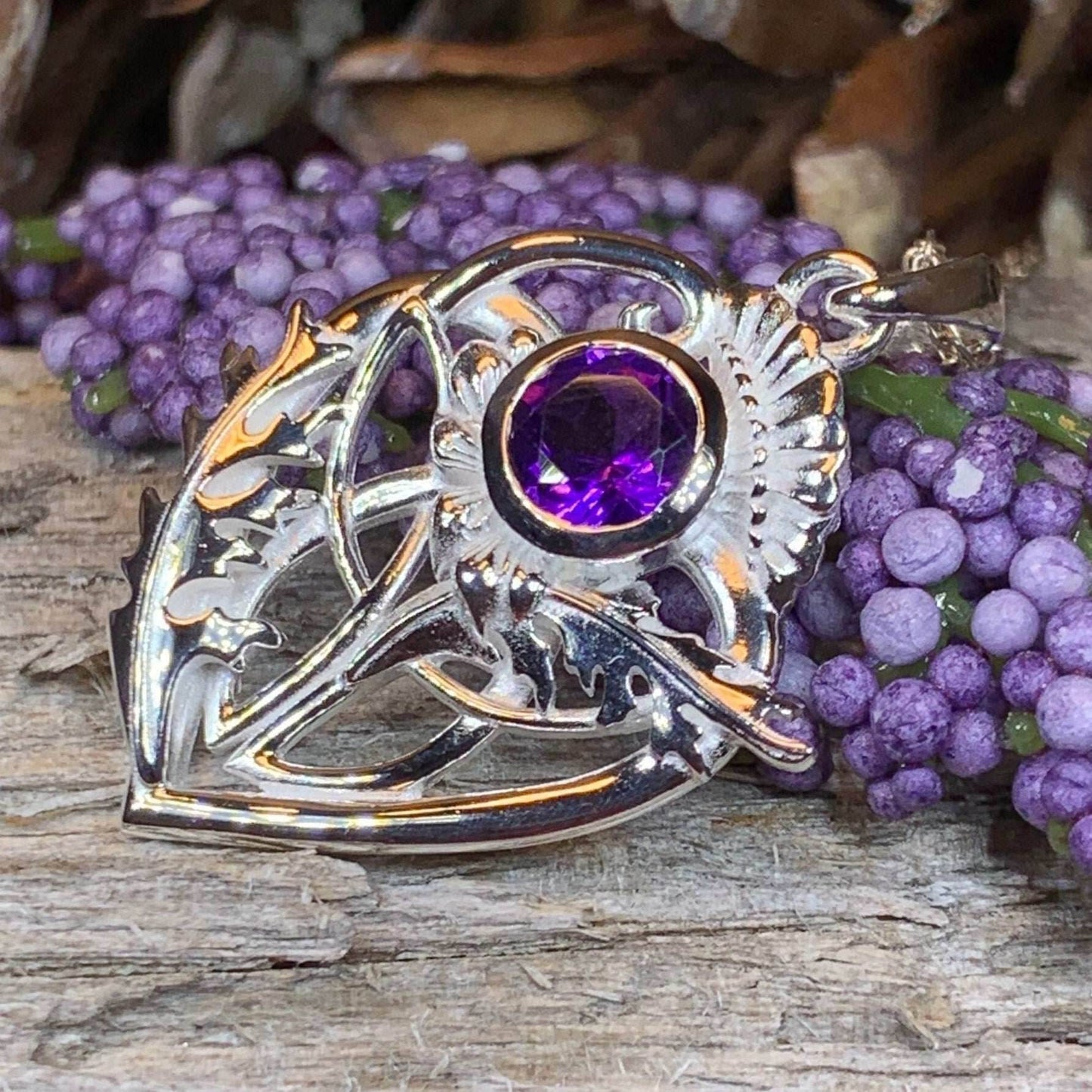 Cairn Sabie Thistle Necklace - 18