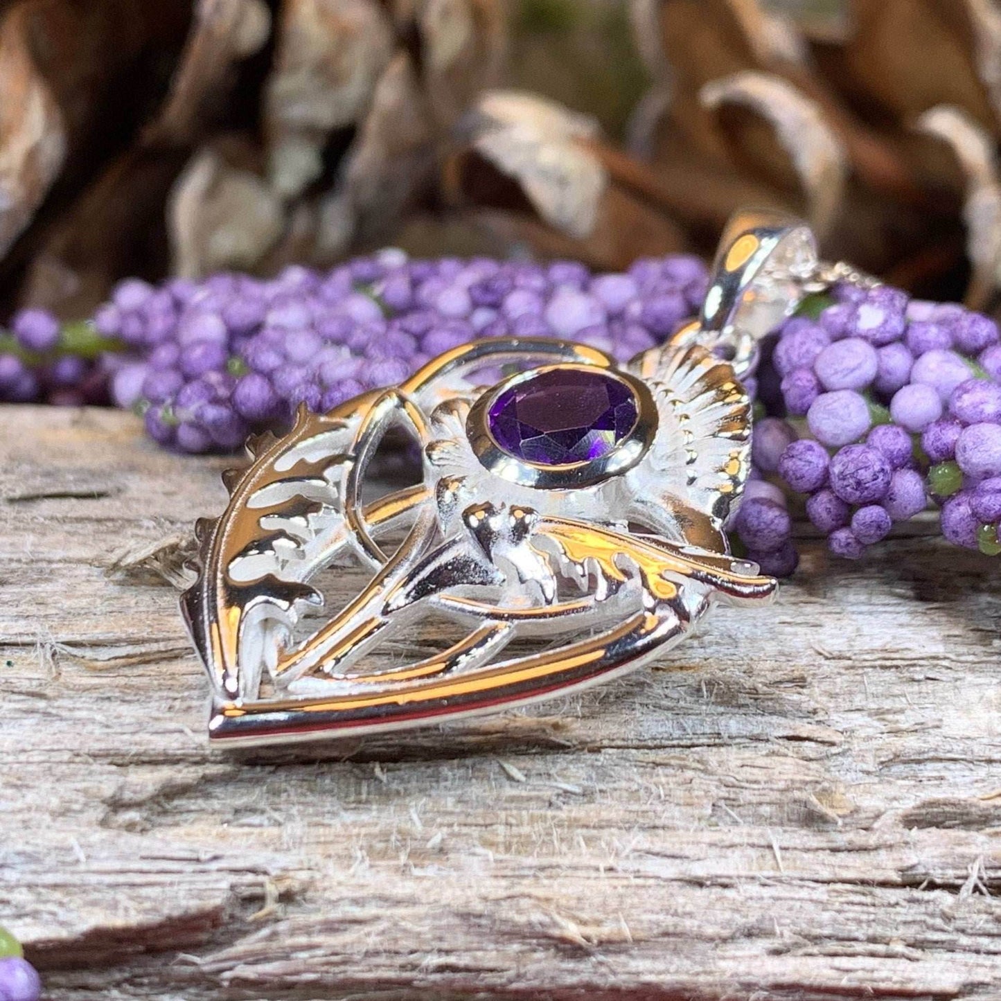 Cairn Sabie Thistle Necklace - 18