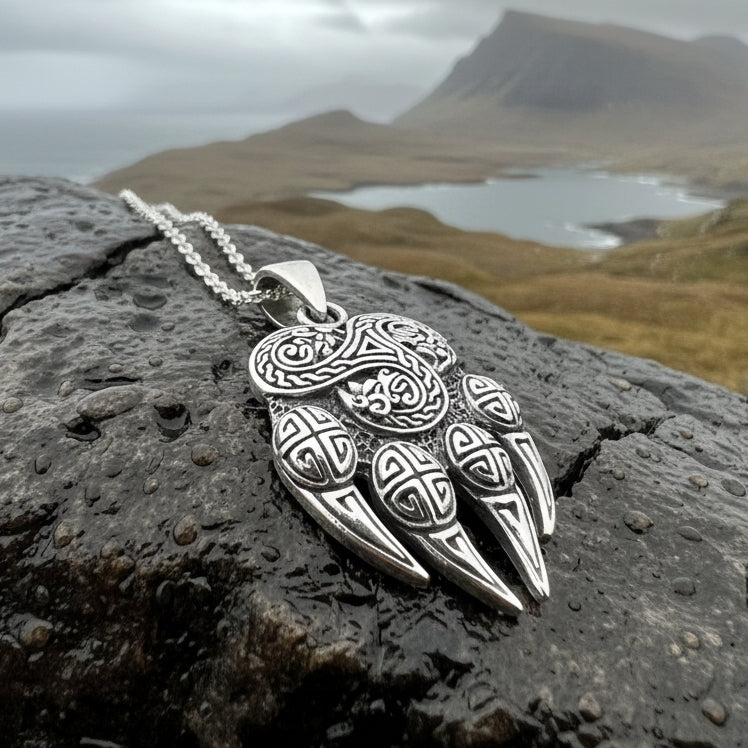 Mathan Celtic Bear Claw Necklace