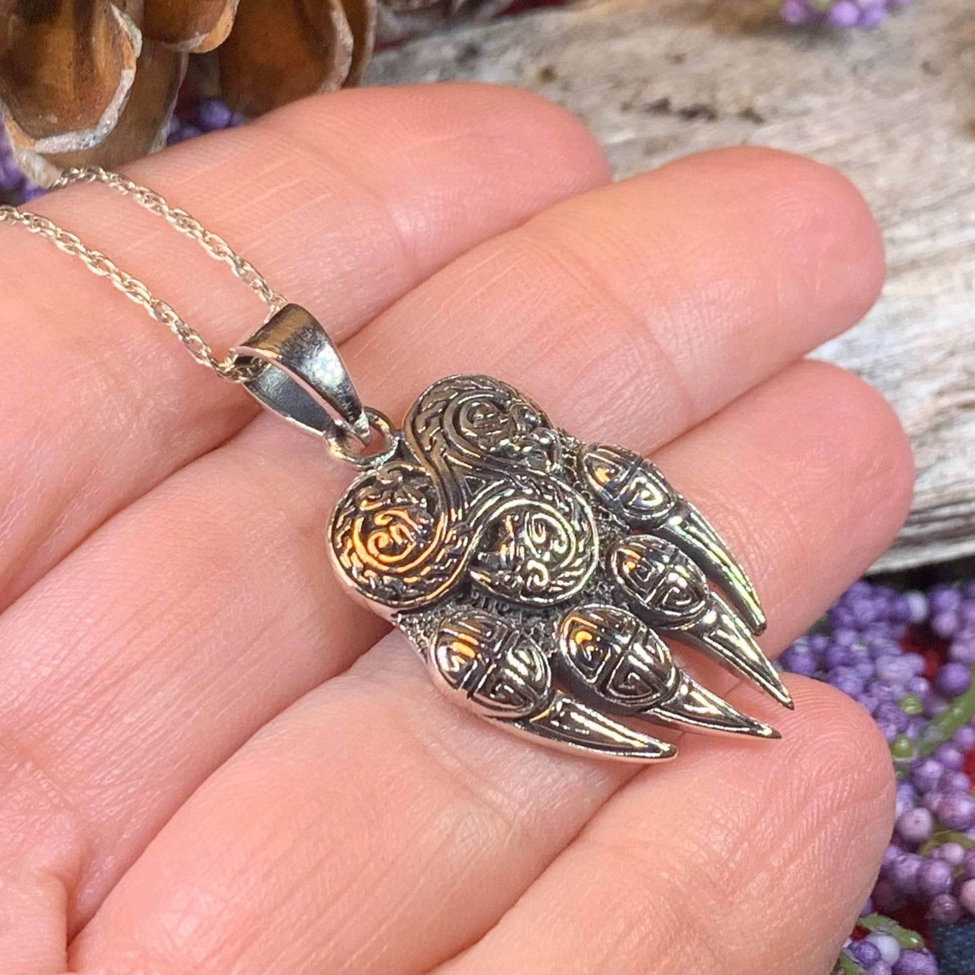Mathan Celtic Bear Claw Necklace - 