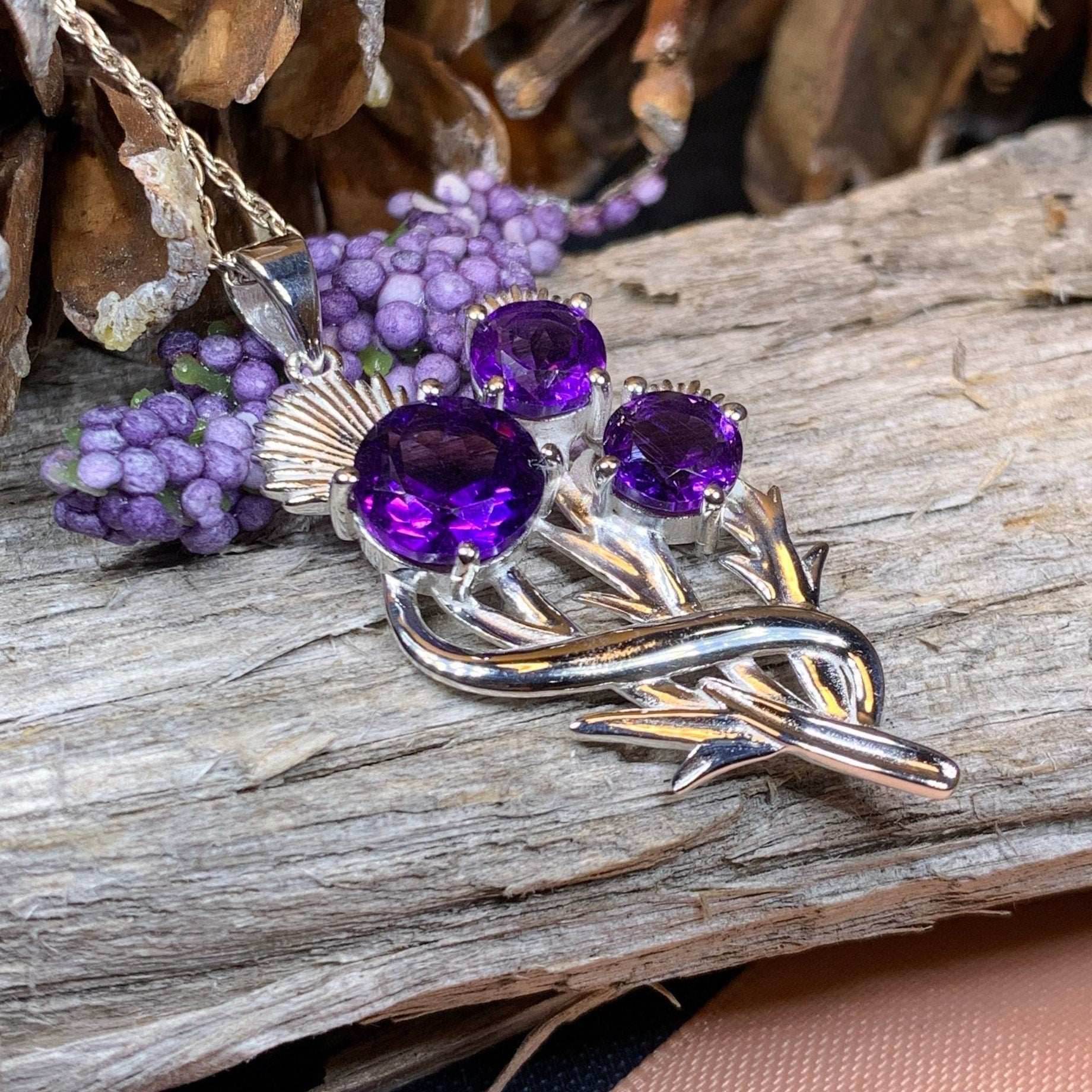 Cairn Croy Thistle Necklace - 18