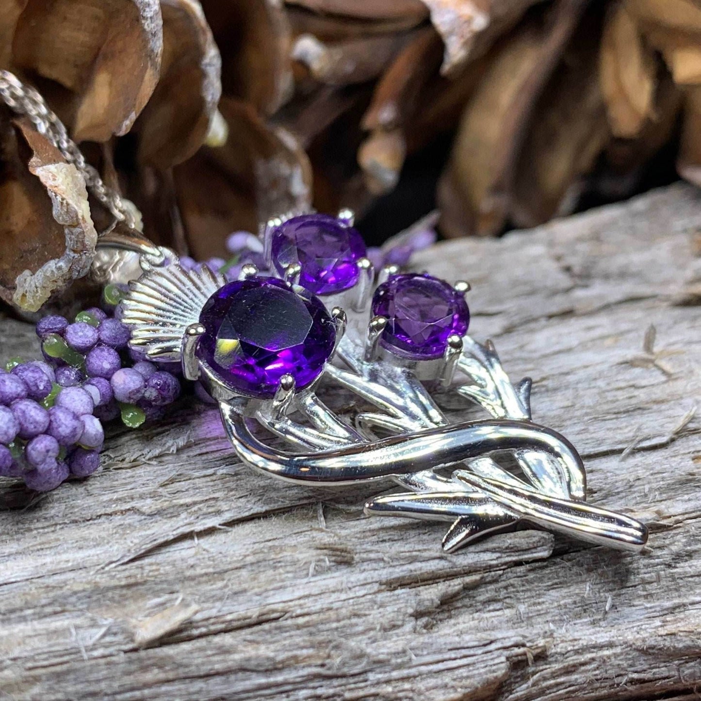 Cairn Croy Thistle Necklace - 18