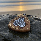 Hallglen Triple Spiral Necklace