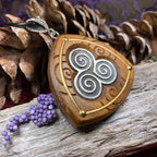 Hallglen Triple Spiral Necklace - 