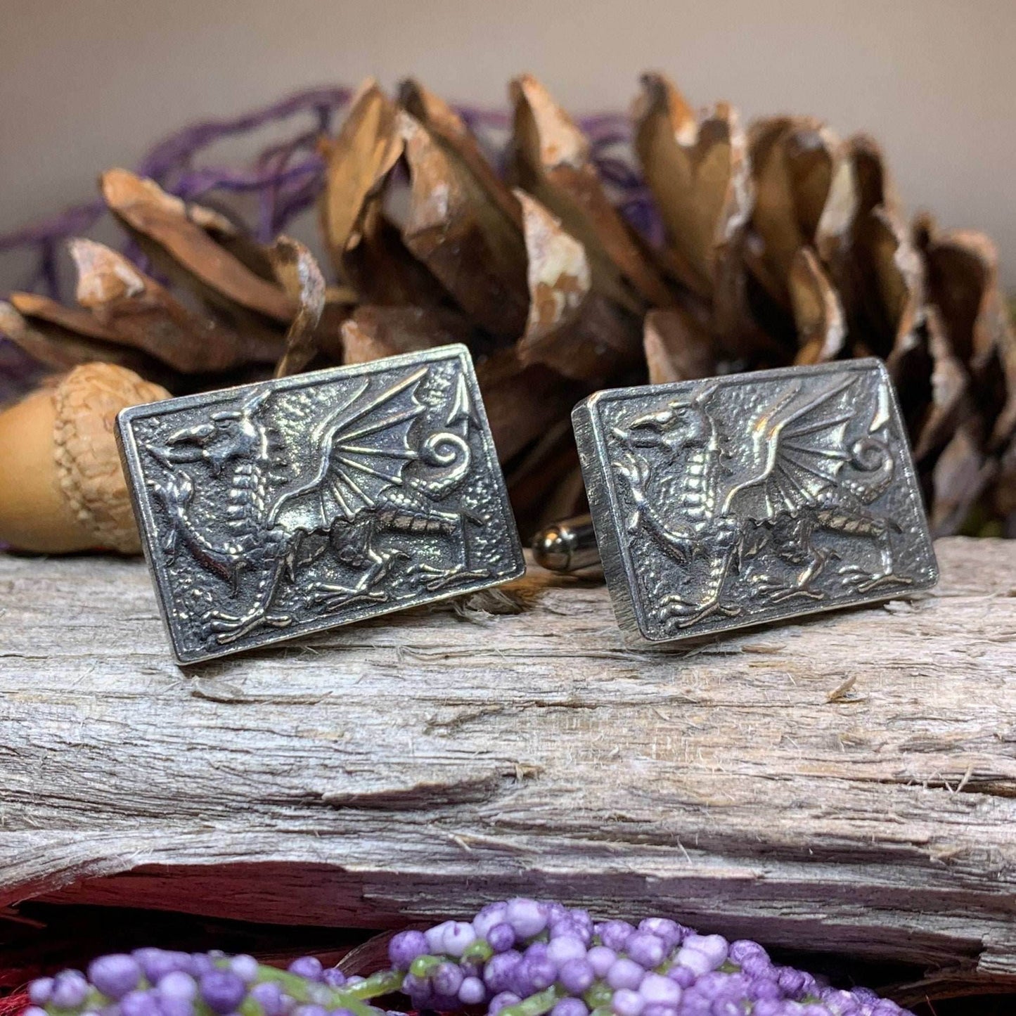 Aeron Welsh Dragon Cuff Links - 