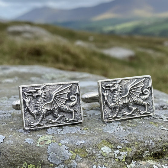 Aeron Welsh Dragon Cuff Links
