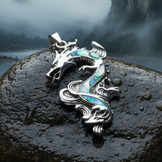 Bluefire Dragon Necklace