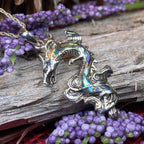 Bluefire Dragon Necklace - 18 / Abalone