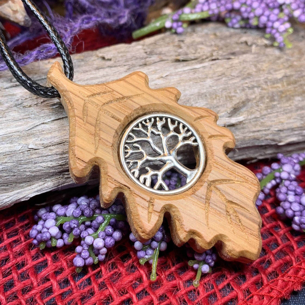 Weirwood Irish Oak Tree of Life Necklace - 
