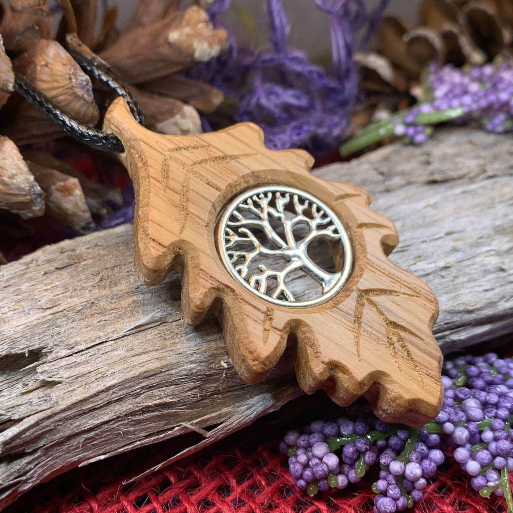 Weirwood Irish Oak Tree of Life Necklace - 