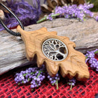 Weirwood Irish Oak Tree of Life Necklace - 