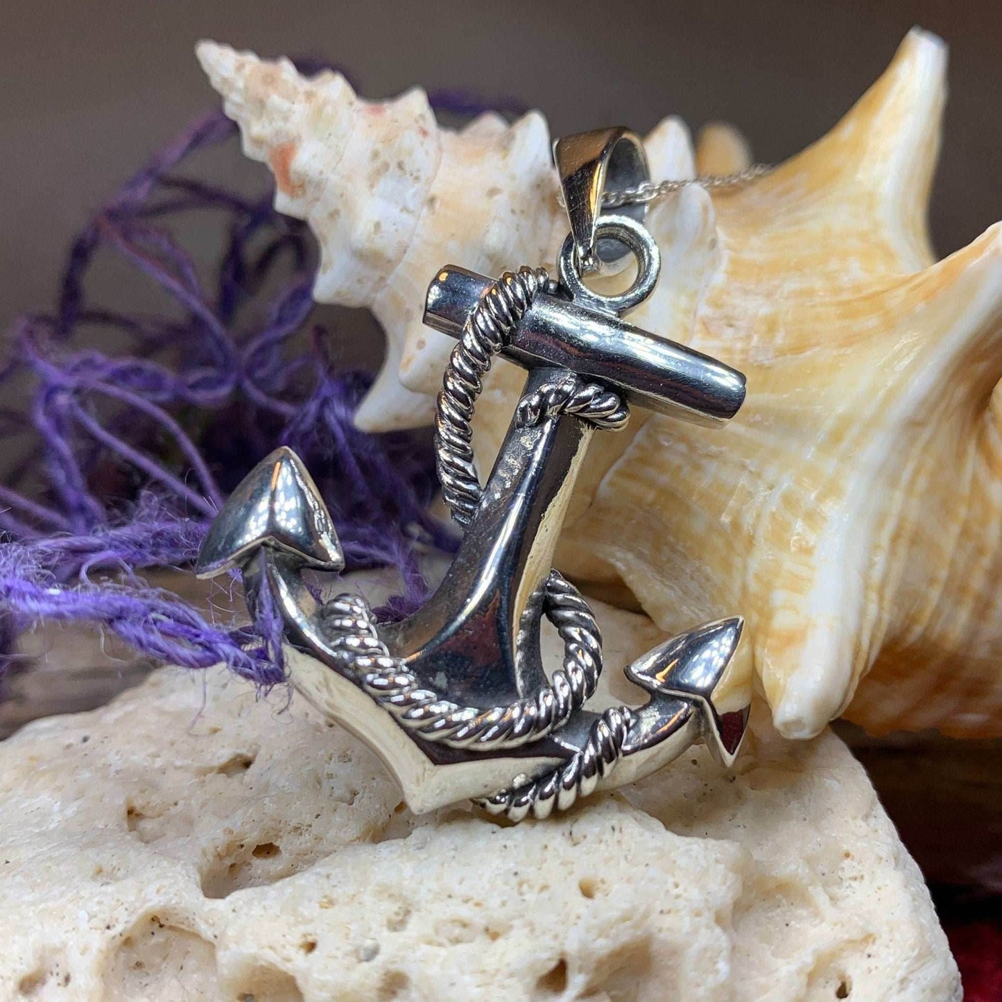 Pittenweem Anchor Necklace - 18
