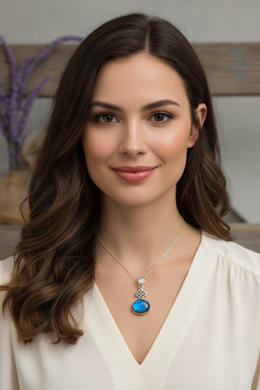 Nyra Celtic Love Knot Necklace