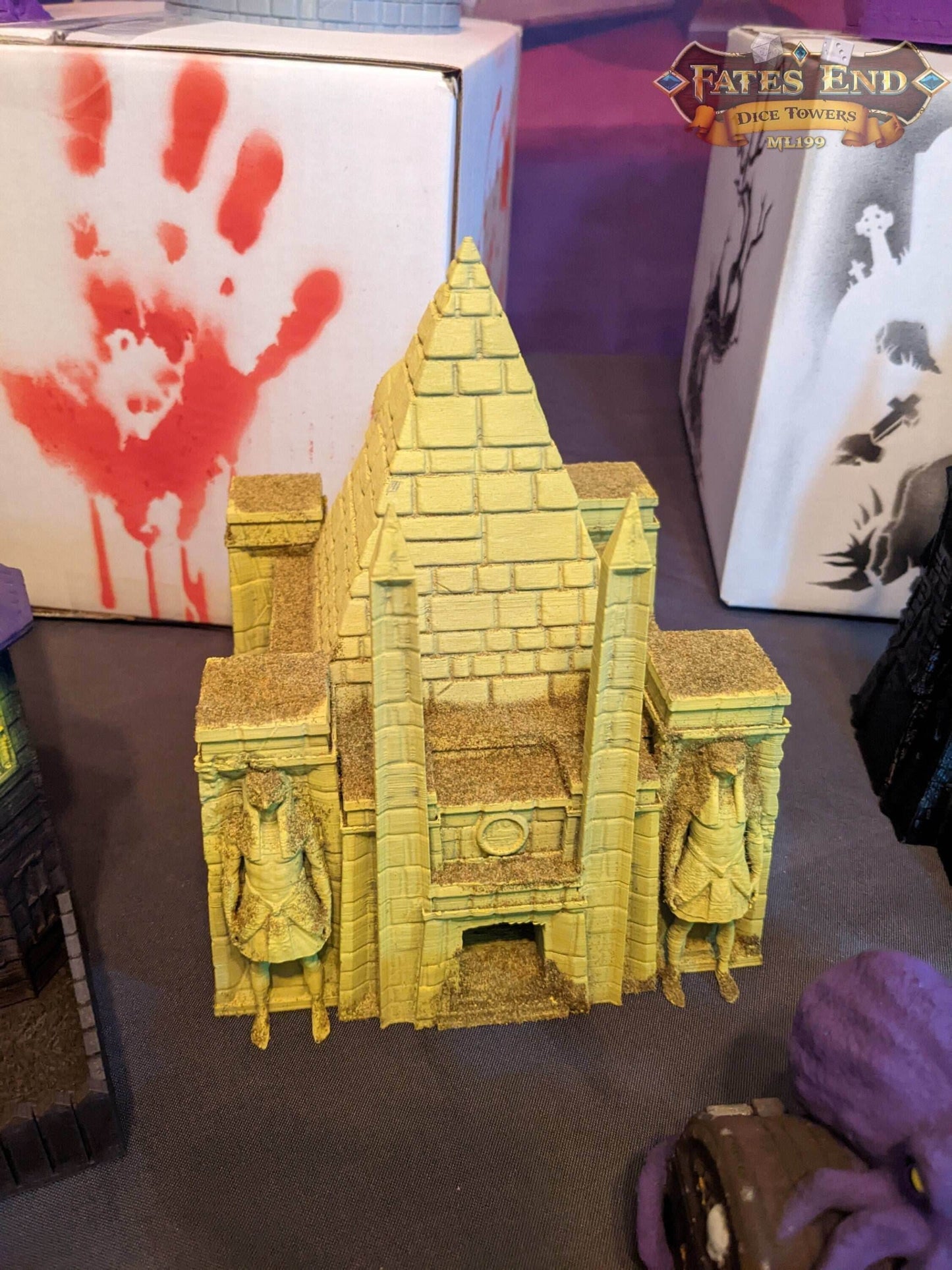 Gothic Horror Mystery Loot Box - Dice Towers and Dice Jails/Prisons/Vaults - Hand Painted and Non-Hand Painted Options- DnD D&D RPG Cosplay - Hand Painted Items
