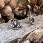 Shayla Frog Post Earrings - 