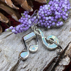 Symphony Opal Music Earrings - Blue