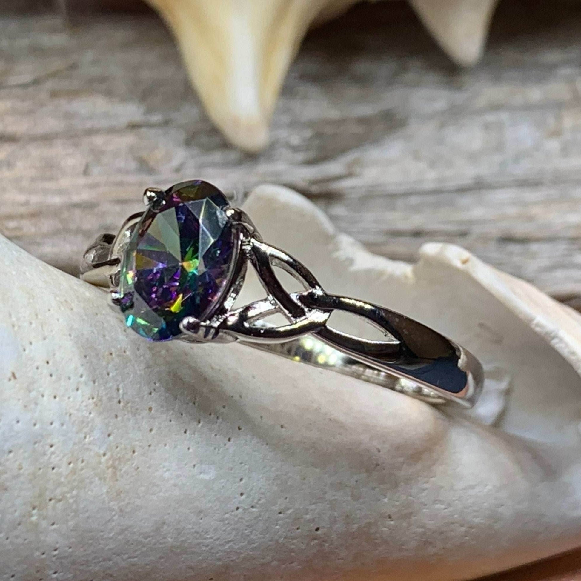 Scottish Twilight Celtic Ring - 4 / Silver