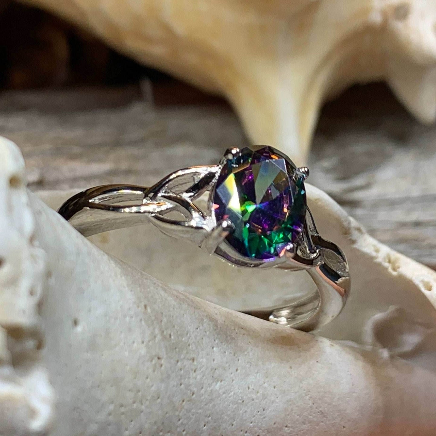 Scottish Twilight Celtic Ring - 4 / Silver