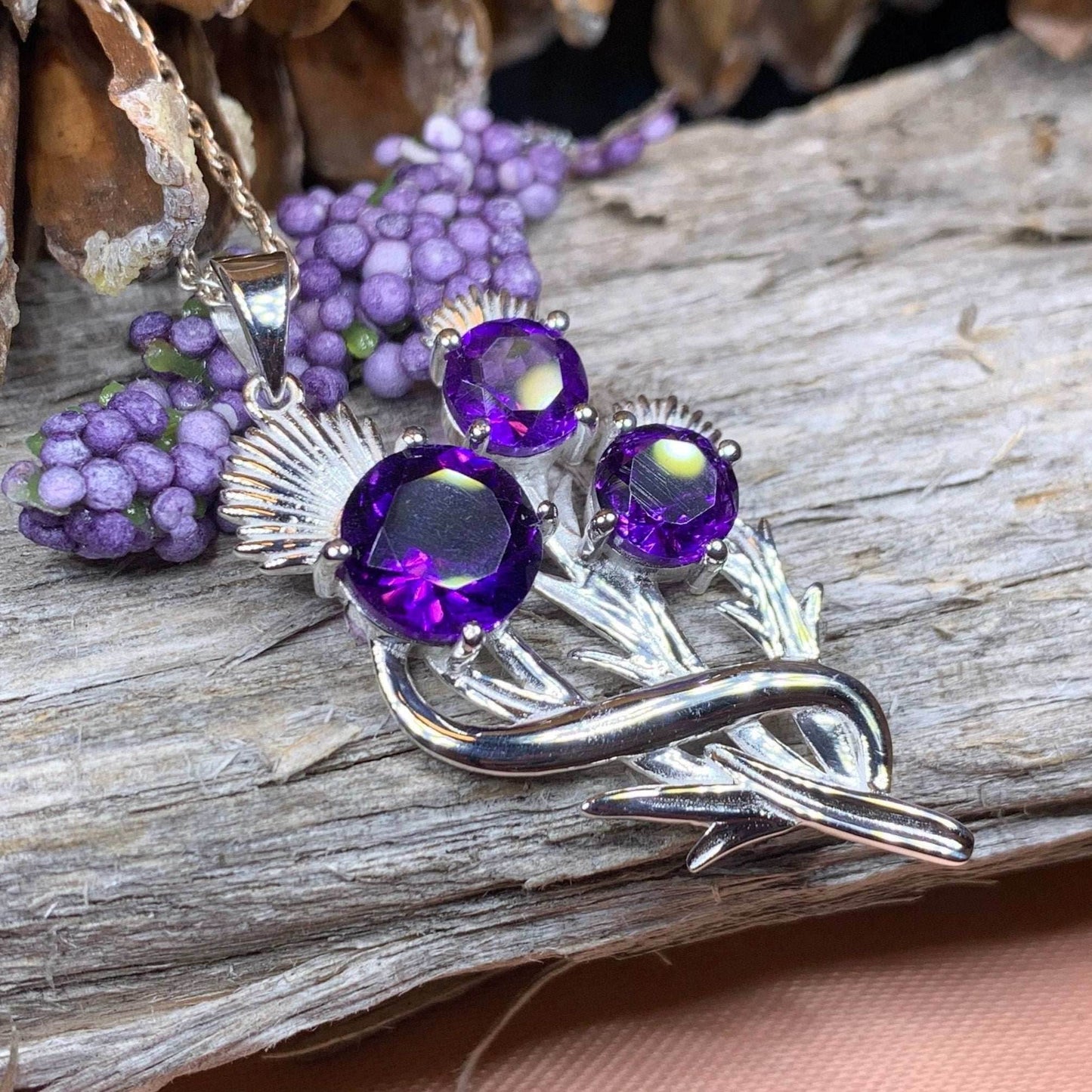 Cairn Croy Thistle Necklace - 18