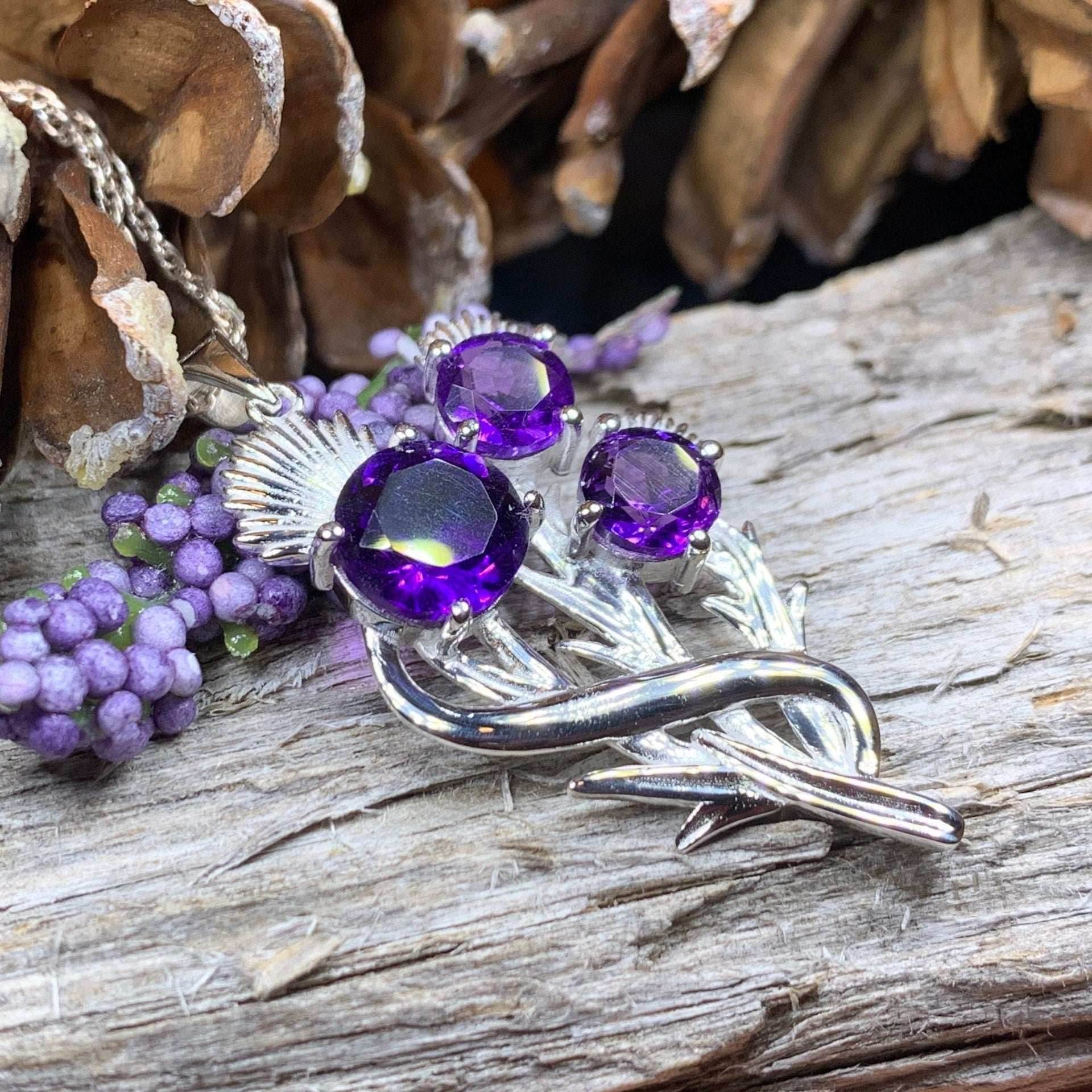 Cairn Croy Thistle Necklace - 18