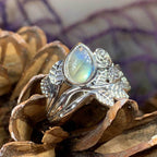 Wild Irish Rose Ring - 6 / Moonstone