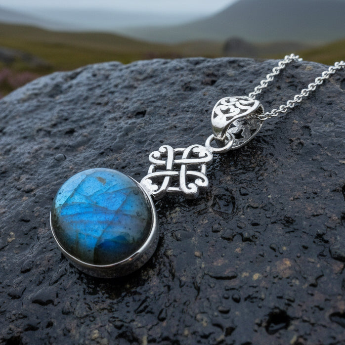 Nyra Celtic Love Knot Necklace