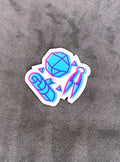Boulder Parchment Shears Vinyl Sticker – Ye Olde Rock‑Paper‑Scissors