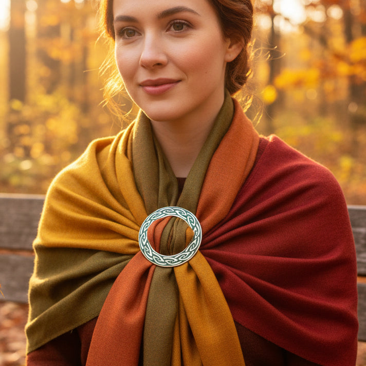 Mayfield Celtic Knot Scarf Ring