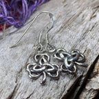 Shamrock Trinity Knot Earrings - 