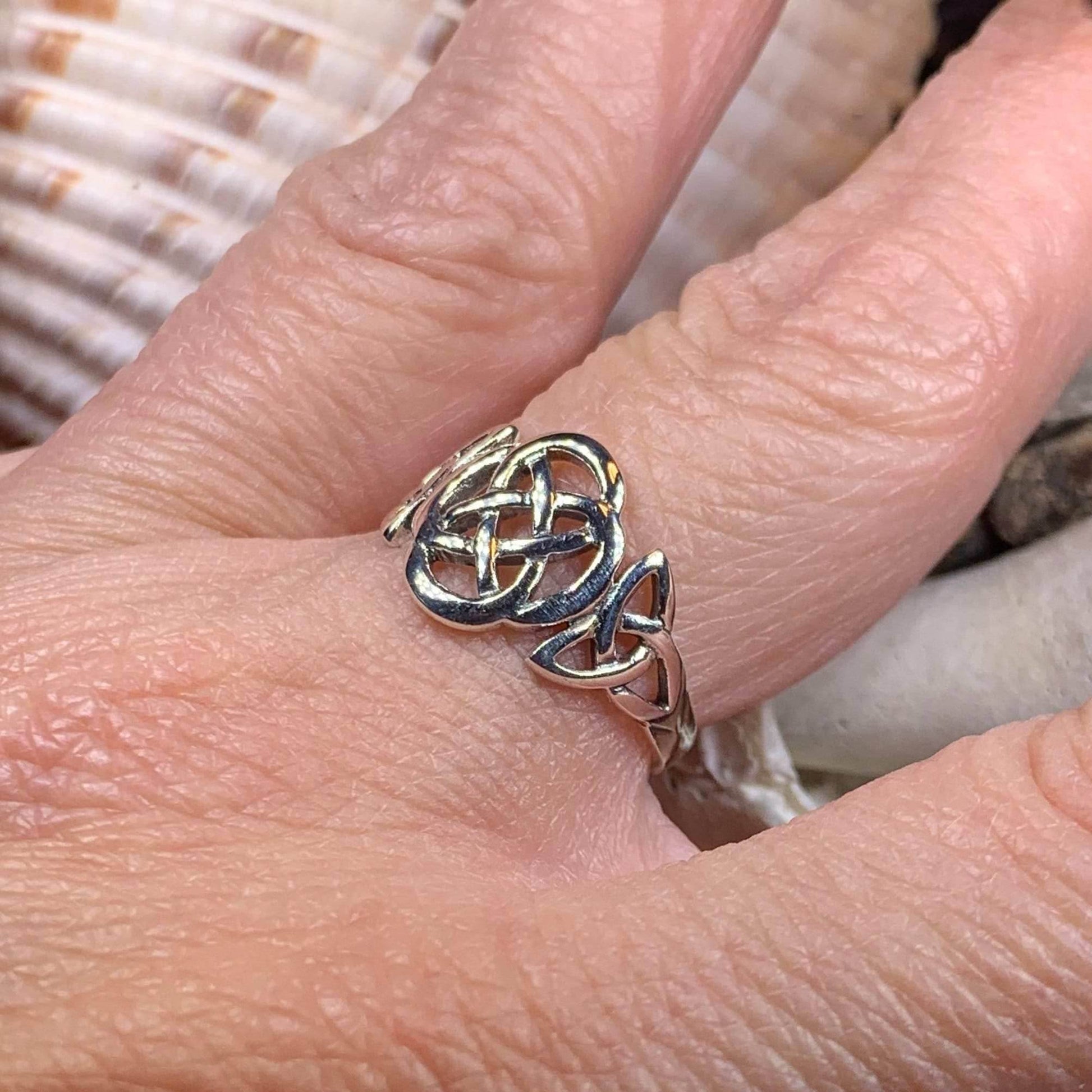 Asha Celtic Dara Knot Ring - 5