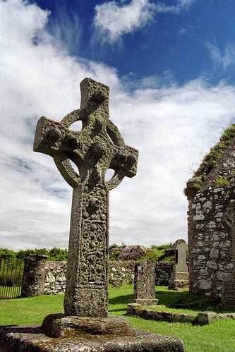 Kildalton Scottish Celtic Cross Necklace - 18