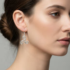 Elfwyn Celtic Spiral Earrings