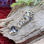 Welsh Loving Arms Love Spoon Necklace - 18