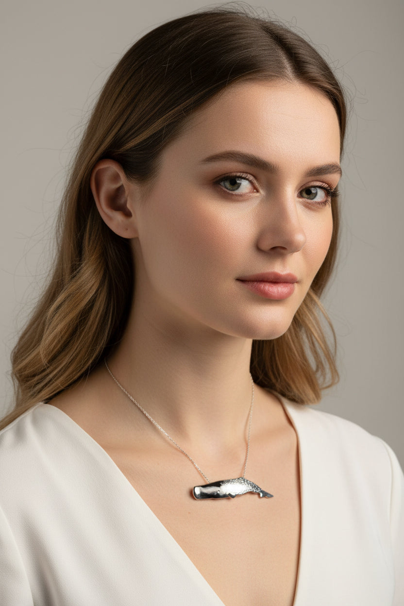 Realistic Sperm Whale Necklace